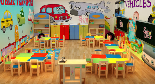 Zig Zag Square Tables Set of 4 with 8 Chairs