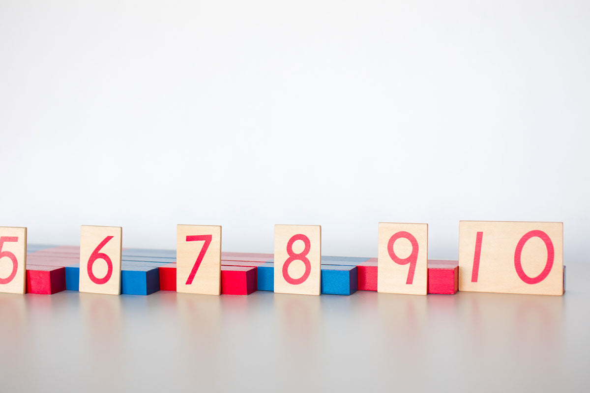Montessori Number Rods