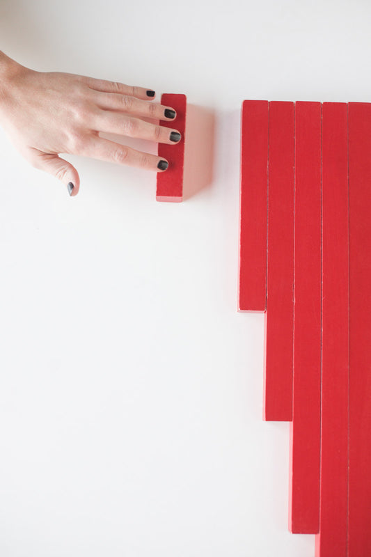 Montessori Red Rods / Long Rods