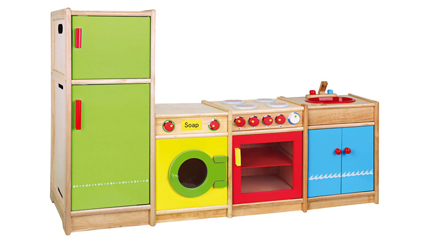 Deluxe Wooden Kitchen Play Set