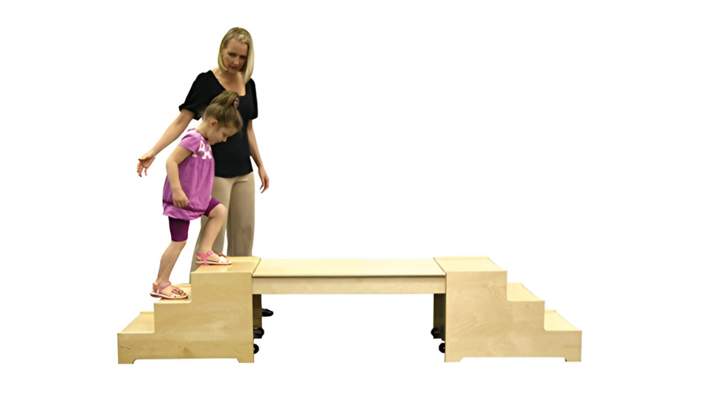 Versatile Wide Steps & Bridge Play Set