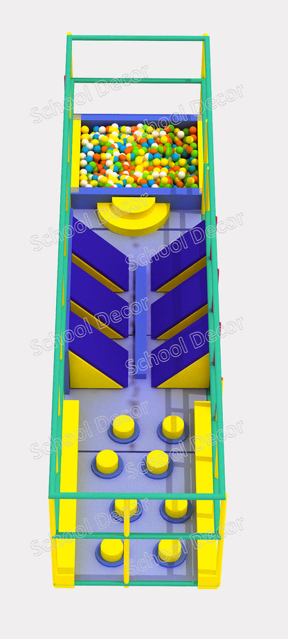 Indoor Soft Play Tunnel with Slide & Ball Pool