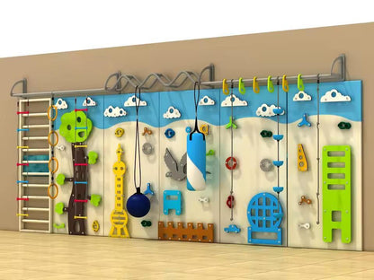 Wooden Climbing & Activity Wall