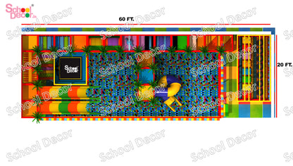 Mega Indoor Soft Play Park with Triple Slide & Ball Pool