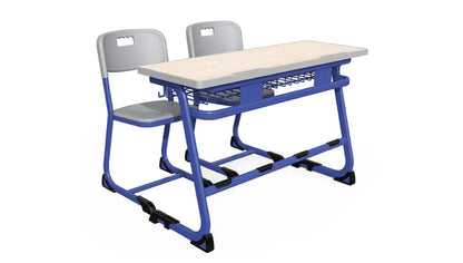 Dual Desk & Two Chairs Set