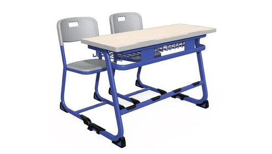 Dual Desk & Two Chairs Set