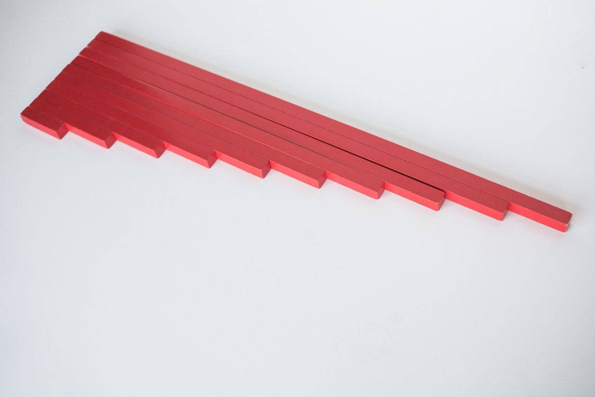 Montessori Red Rods / Long Rods