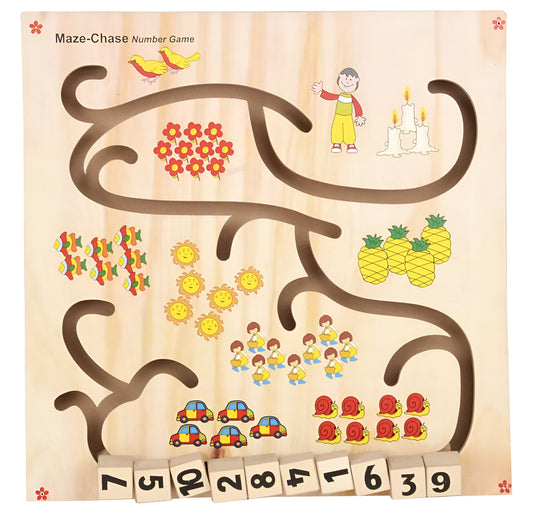 Maze Chase Number Game