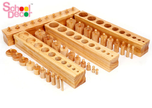 Cylindrical Blocks Set