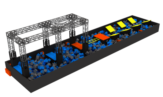 Indoor Kids Junior Ninja Warrior Course & Obstacle Park
