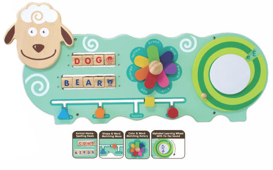 Sheep-Themed Wall Playboard