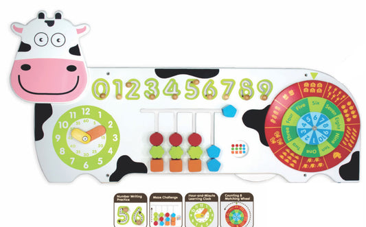 Cow-Themed Wall Playboard