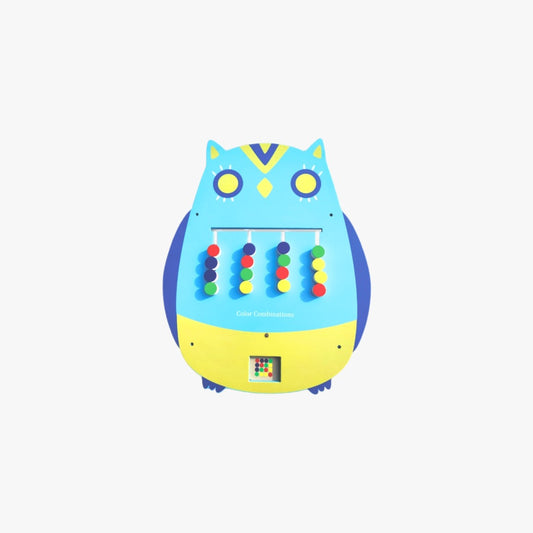 The Wise Owl Color Slide Puzzle Montessori Activity Panel