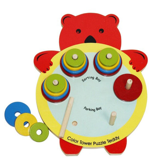 Colour Tower Puzzle Teddy