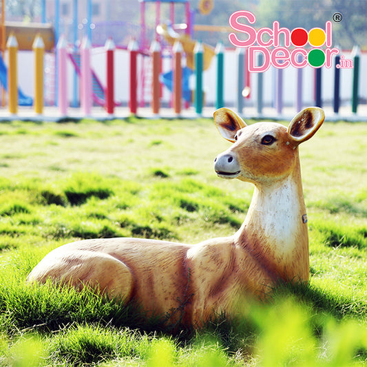 Outdoor Deer Sculpture for Kids Playground