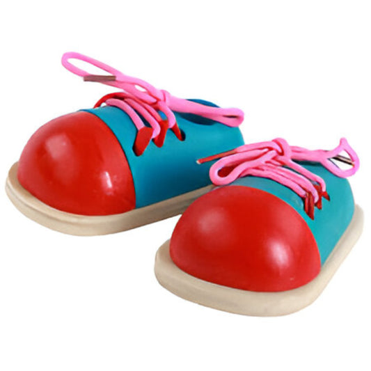 Wooden Shoe Lacing Toy