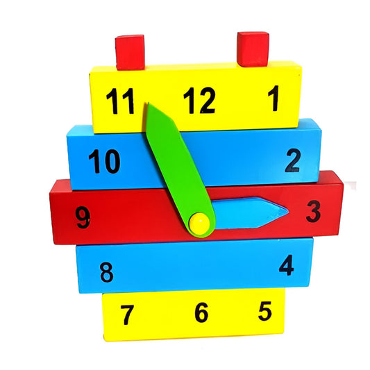 Wooden Construction Clock